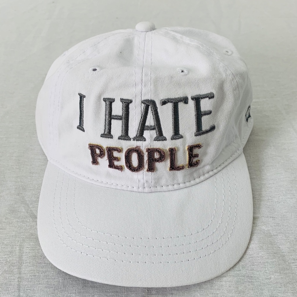 I Hate People Custom Hat by Pavilion